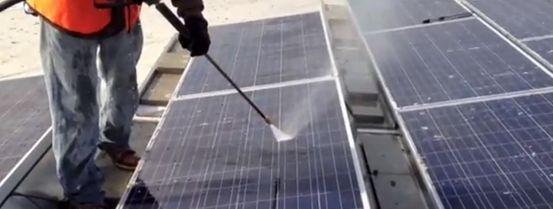 perché pulire i pannelli solari